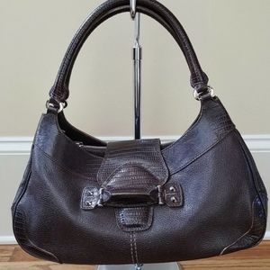 Tod's Leather Handbag Dark Brown Italy